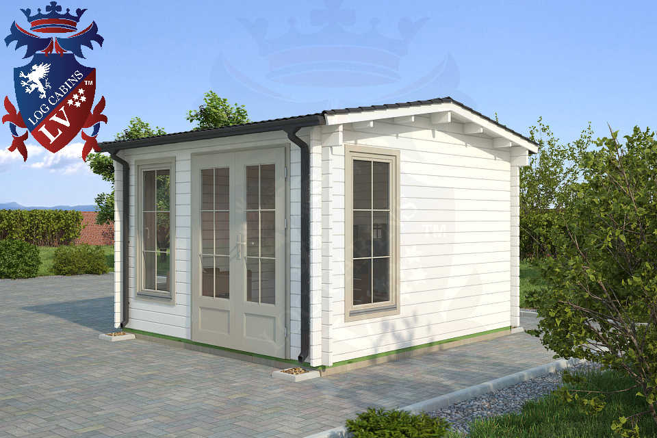 Deluxe Log Cabin 3.5m x 3.5m 73