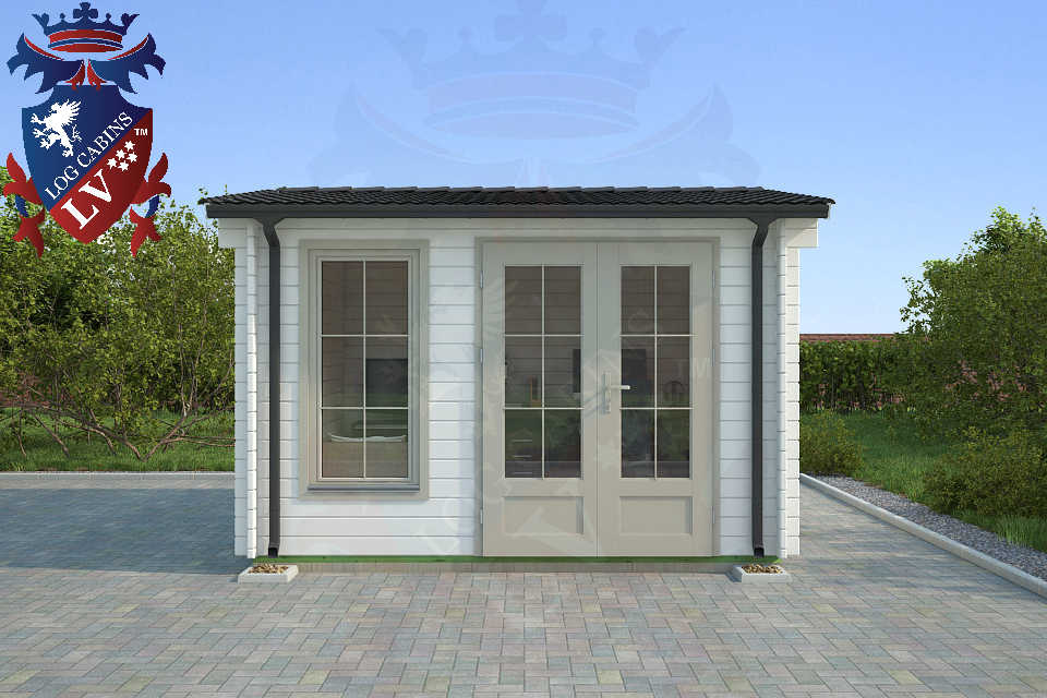 Deluxe Log Cabin 3.5m x 3.5m 74