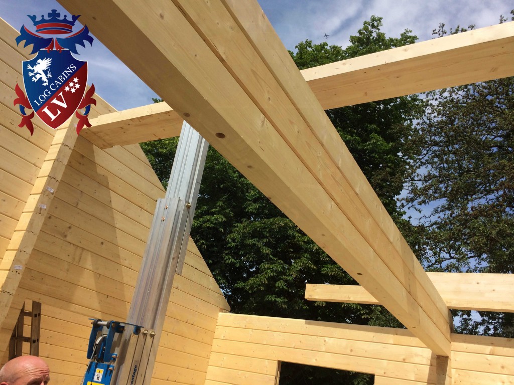 Glulam log cabins  120