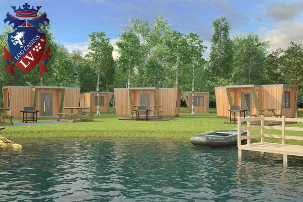 Timber Frame Glamping Camping Pods