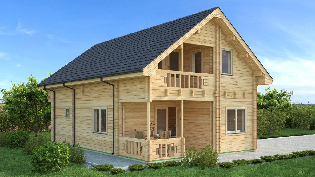 Residential Type Multi Room Log Cabins 000001 1 - LogCabins LV