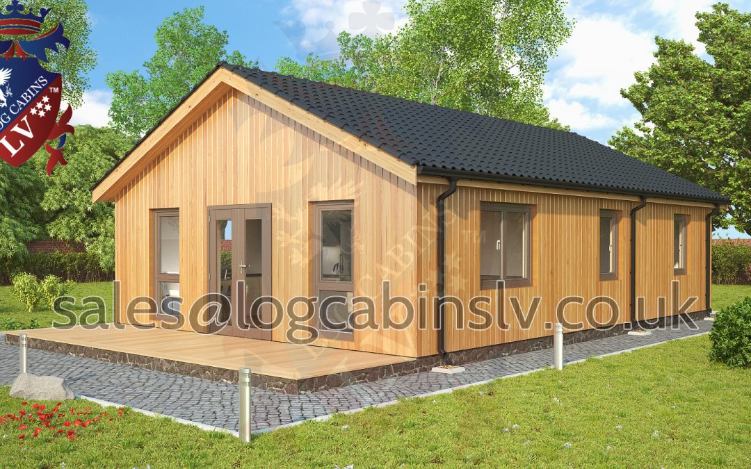 Timber Frame Residential Building Smallfield 6.8 m x 10.0 m rtfblv2177