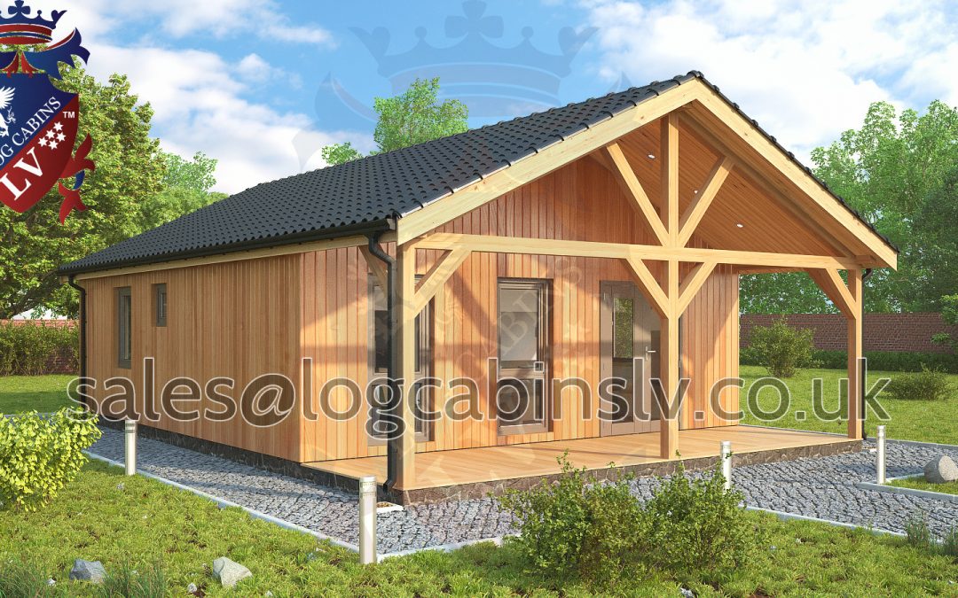 Timber Frame Residential Building Addlestone 6.8 m x 10.2 m rtfblv2172